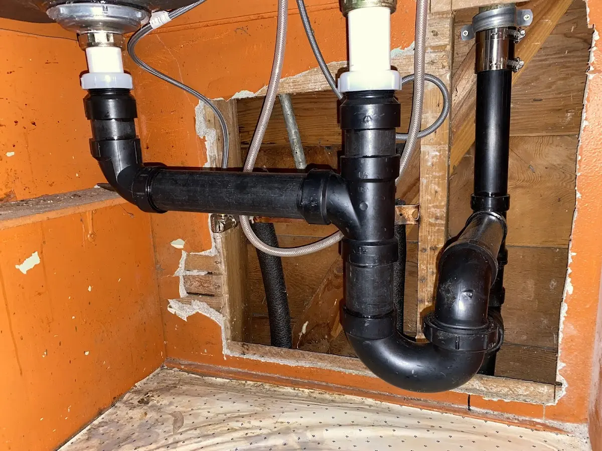 Professional Garbage Disposal Repair equipment and tools on the job in Perry Hall