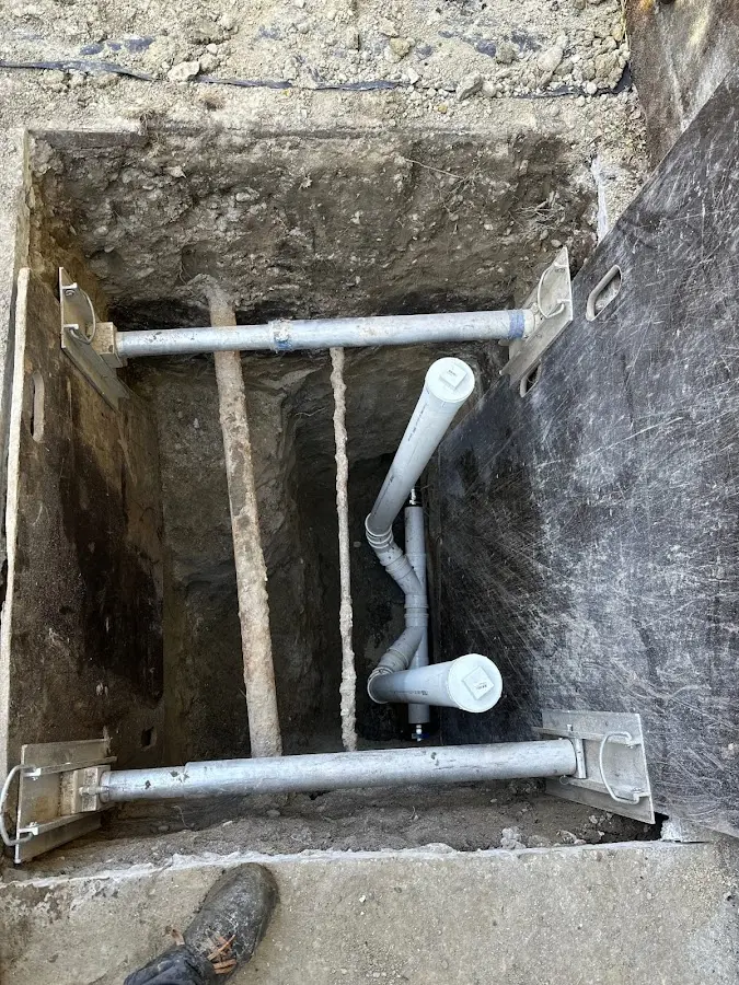 Experienced plumber completing Gas Line Repair work in Perry Hall